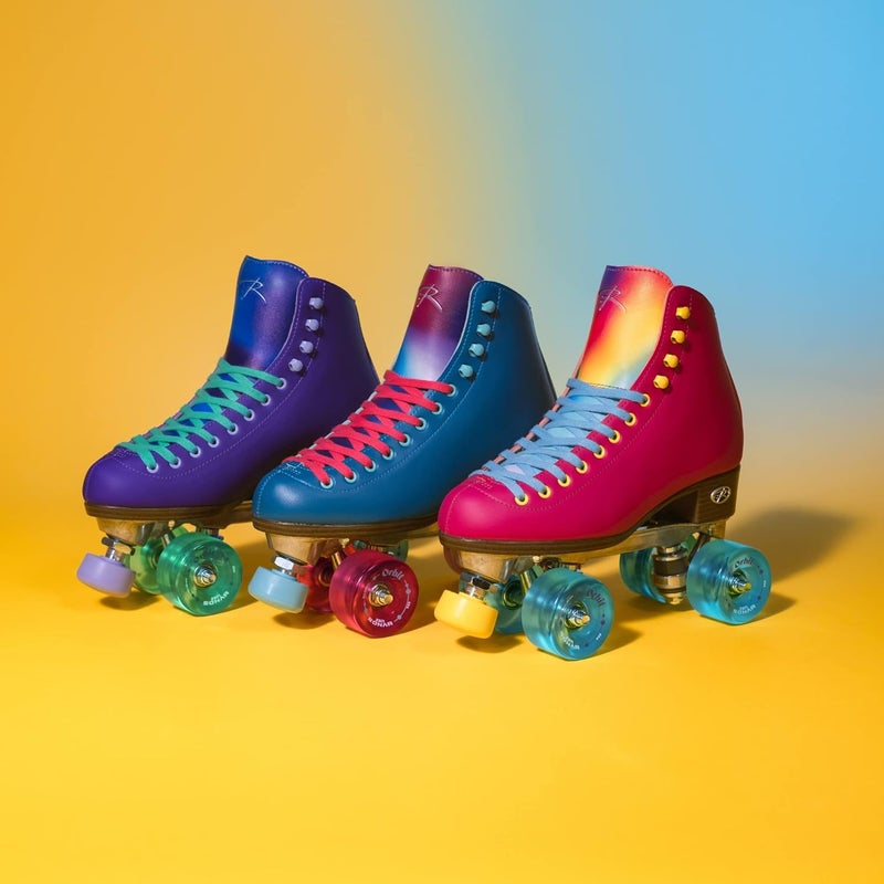 Riedell Orbit Roller Skate - Outdoor Women's Quad Roller Skate in Lagoon - Image 2