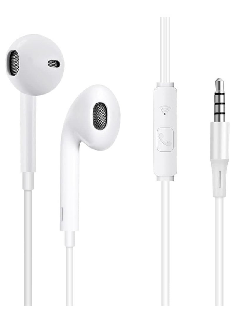 ELTRAZONE - Earbuds Earphones with Microphone, Earbuds Earphones Wired Stereo in-Ear Headphones Bass Earbuds, Compatible with iPhone and Android Smartphones - Image 1