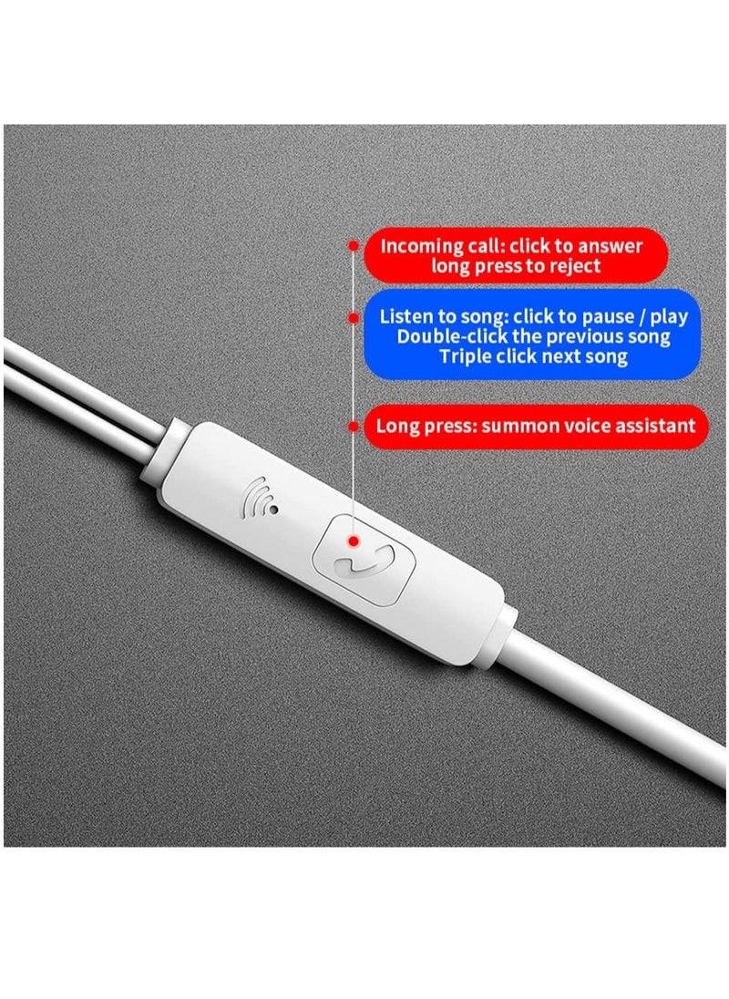 ELTRAZONE - Earbuds Earphones with Microphone, Earbuds Earphones Wired Stereo in-Ear Headphones Bass Earbuds, Compatible with iPhone and Android Smartphones - Image 1
