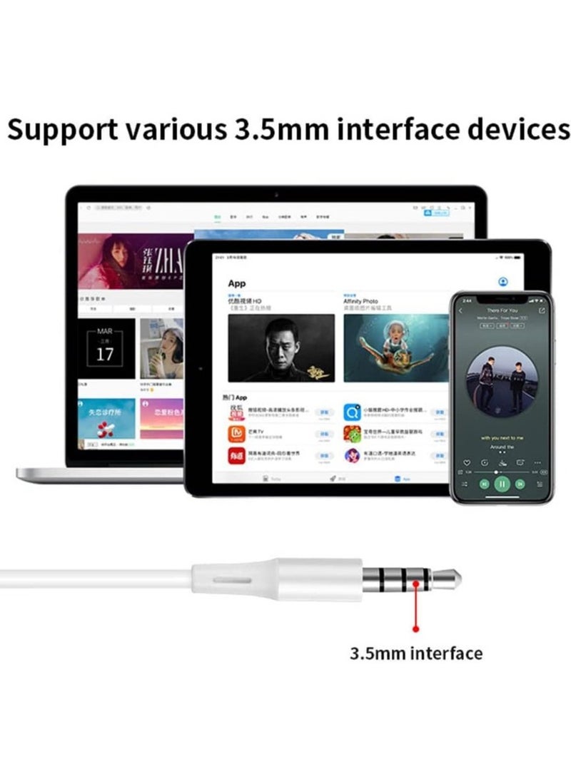 ELTRAZONE - Earbuds Earphones with Microphone, Earbuds Earphones Wired Stereo in-Ear Headphones Bass Earbuds, Compatible with iPhone and Android Smartphones - Image 1