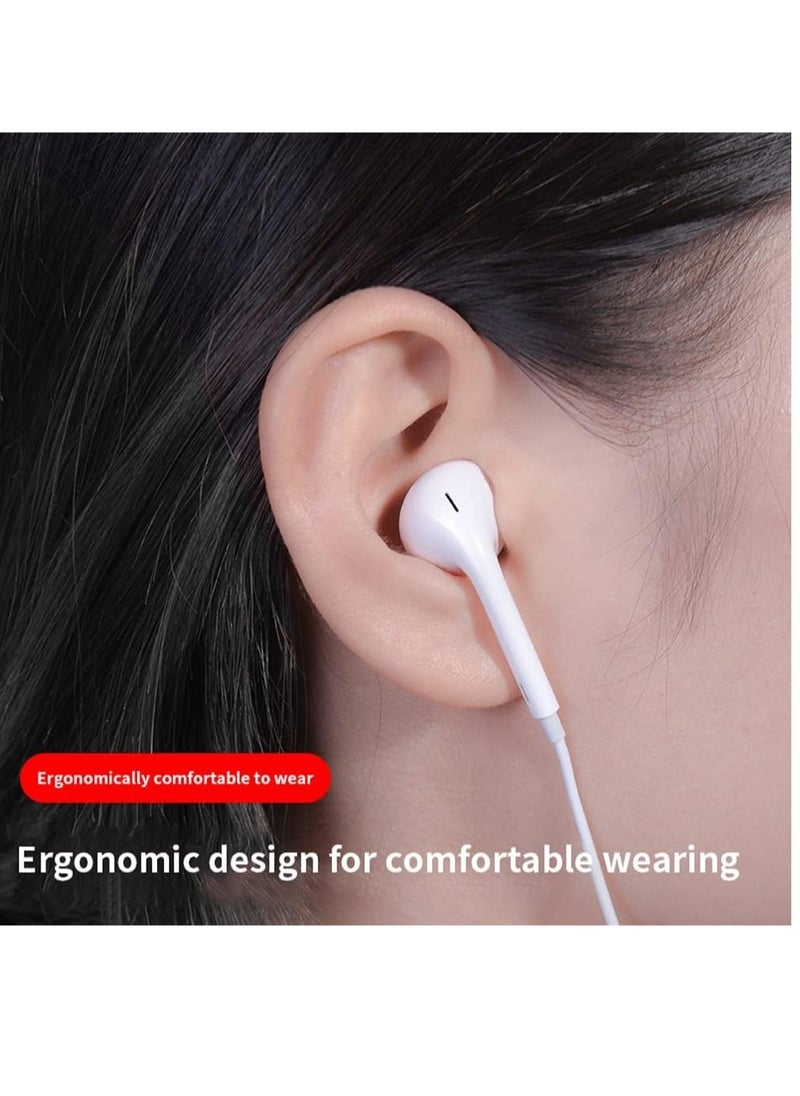 ELTRAZONE - Earbuds Earphones with Microphone, Earbuds Earphones Wired Stereo in-Ear Headphones Bass Earbuds, Compatible with iPhone and Android Smartphones - Image 1