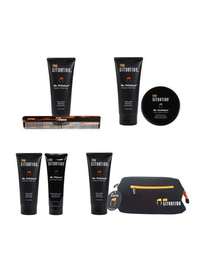 Hair Situation - Mr. Polished Hair Gel Medium Hold Alcohol Free - Image 1