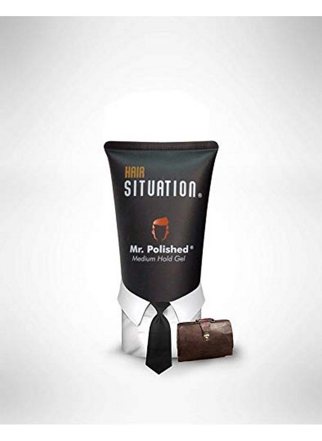 Hair Situation - Mr. Polished Hair Gel Medium Hold Alcohol Free - Image 1
