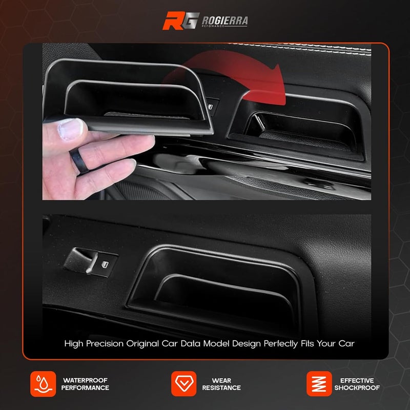 Rogierra Front Door Storage Box for Ford Explorer 2020-2023 - 2 Pack - Image 4