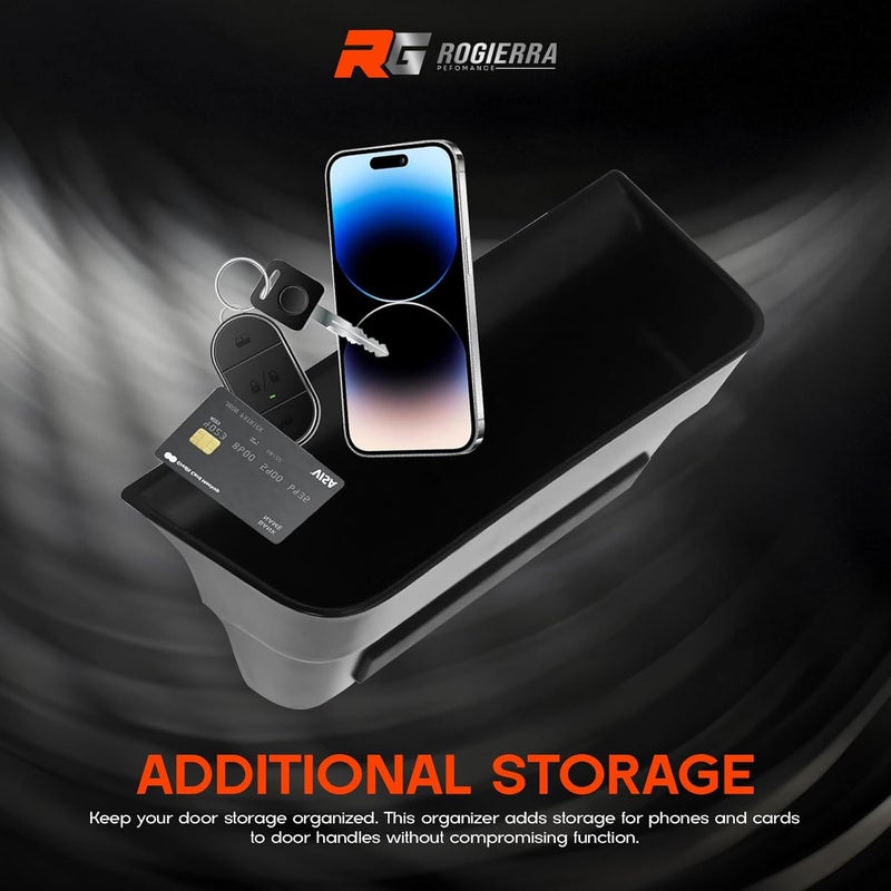 Rogierra Front Door Storage Box for Ford Explorer 2020-2023 - 2 Pack - Image 3
