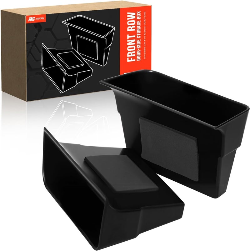 Rogierra Front Door Storage Box for Ford Explorer 2020-2023 - 2 Pack - Image 1