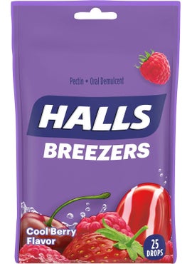 Halls HALLS Breezers Cool Berry Drops, 25 drops 
