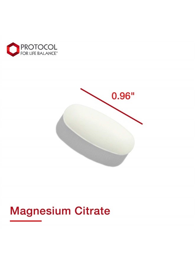 Protocol For Life Balance Protocol Magnesium Citrate 400mg - Mood Support, Heart Health, Brain Support Supplement - 100 Tabs - Image 5