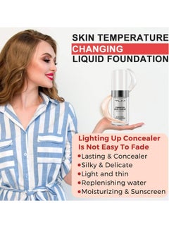 TLM TLM Smart Color-Adapting Foundation - Auto-Adjusting Liquid Makeup for Perfect Nude Match, Full Coverage  - Image 3