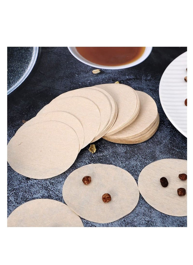 Generic - 600 PCS Unbleached Coffee Filters, Replacement Round Coffee Filters Fits for Aerobie for Aeropress Coffee and for Espresso Makers (6cm in Diameter) - Image 1