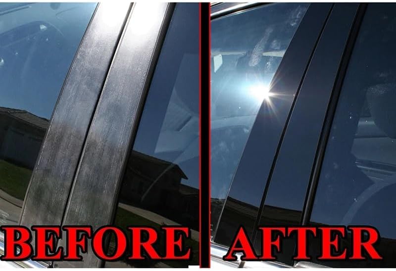 QASULER Car Window Pillar Posts for BMW 7-Series - Image 4