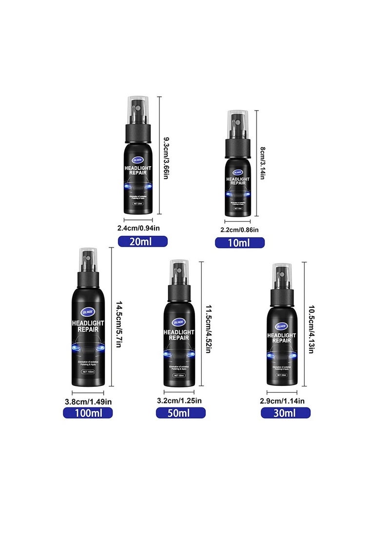 OUHOE Car Headlight Repair Fluid, Convenient Portable Auto Headlight Restoration Liquid, Long Lasting Innovative Headlight Repair Polish, Scratch Removal Spray for Head Light Lens, (1pc 20ml)  - Image 5