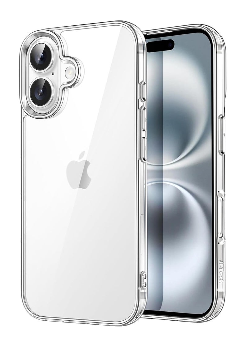 iPhone 16 Plus Case Cover Non-Yellowing Shockproof Bumper Phone Case Anti-Scratch Crystal Clear Back Cover For iPhone 16 Plus 6.7-Inch - Image 1