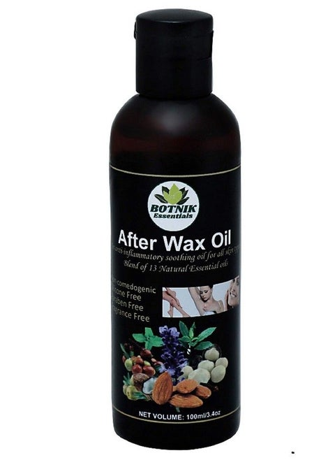 After Wax Oil Blend Of 13 Natural Essential Oils; Antiseptic Soothing Healing & Nourishing ; 100Ml Best Solution For Removing Wax & Soothe Skin After Waxing Shaving Or Any Other Hair Removal