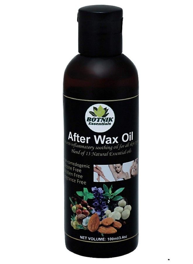 BOTNIK Essentials - مزيج من 13 زيتًا عطريًا طبيعيًا بعد إزالة الشعر بالشمع؛ مطهر ومهدئ وشفائي ومغذي؛ 100 مل أفضل حل لإزالة الشمع وتهدئة البشرة بعد إزالة الشعر بالشمع أو الحلاقة أو أي إزالة أخرى للشعر - Image 1