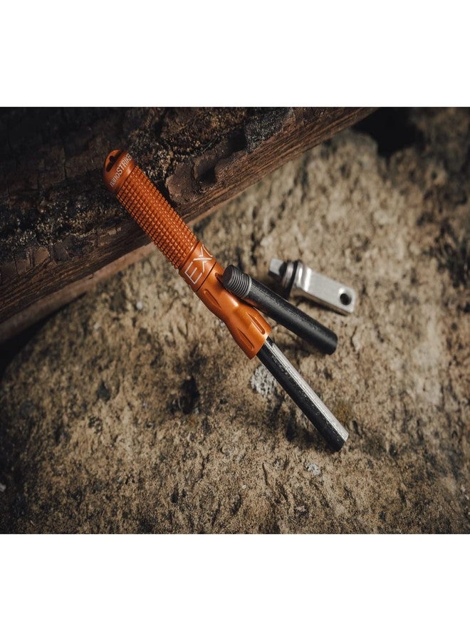Exotac nanoSTRIKER XL Self Contained Ferrocerium Fire-Starter with Stainless Steel and Tungsten Carbide Striker, Waterproof 1/4 in. Ferro Rod Produces Up To 3,000 Fire-Starting Strikes - Image 5