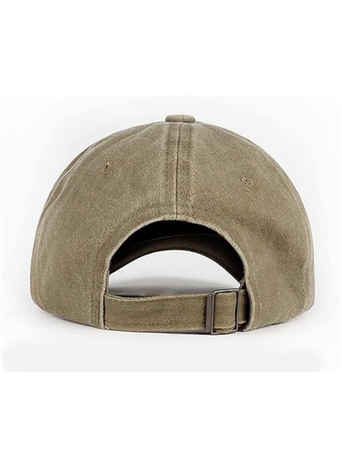 قبعة بيسبول كلاسيكية كلاسيكية رجالية قطنية كلاسيكية مغسولة وقابلة للتعديل، أفكار هدايا عيد ميلاد - Image 2