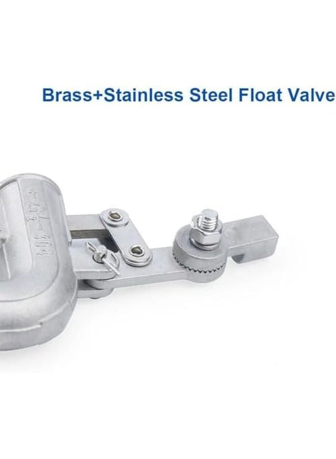 1 بوصة صمام عوامة قابل للتعديل من الفولاذ المقاوم للصدأ 304 لخزان المياه، تحكم في تدفق الصهريج - Image 4