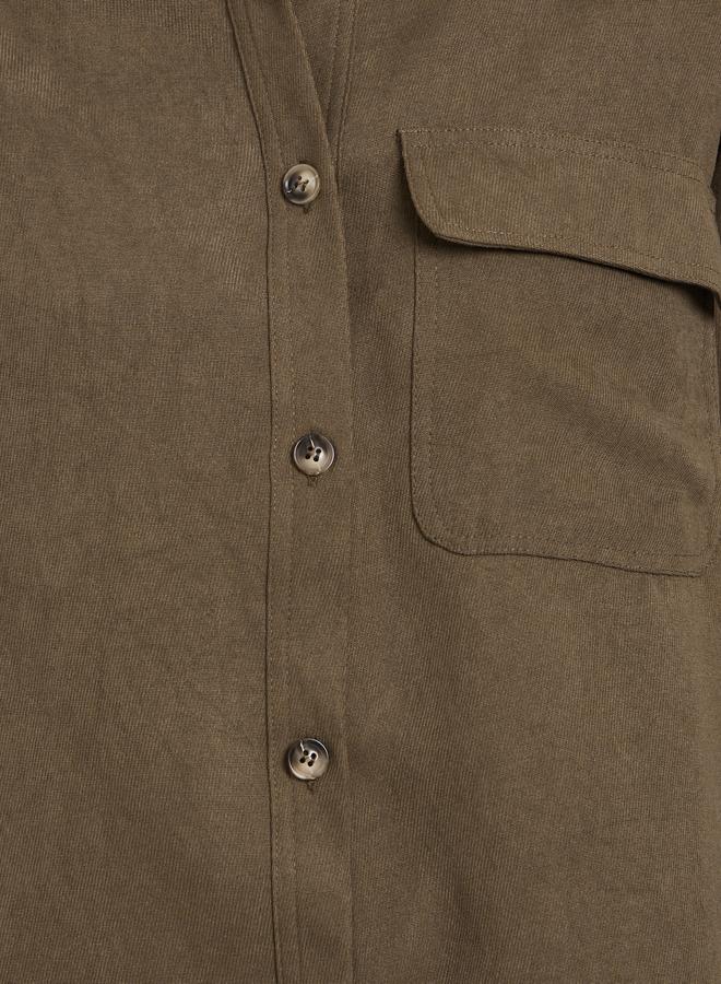 ستايلي بلوزة بأكمام طويلة مع تفاصيل جيب - Image 4