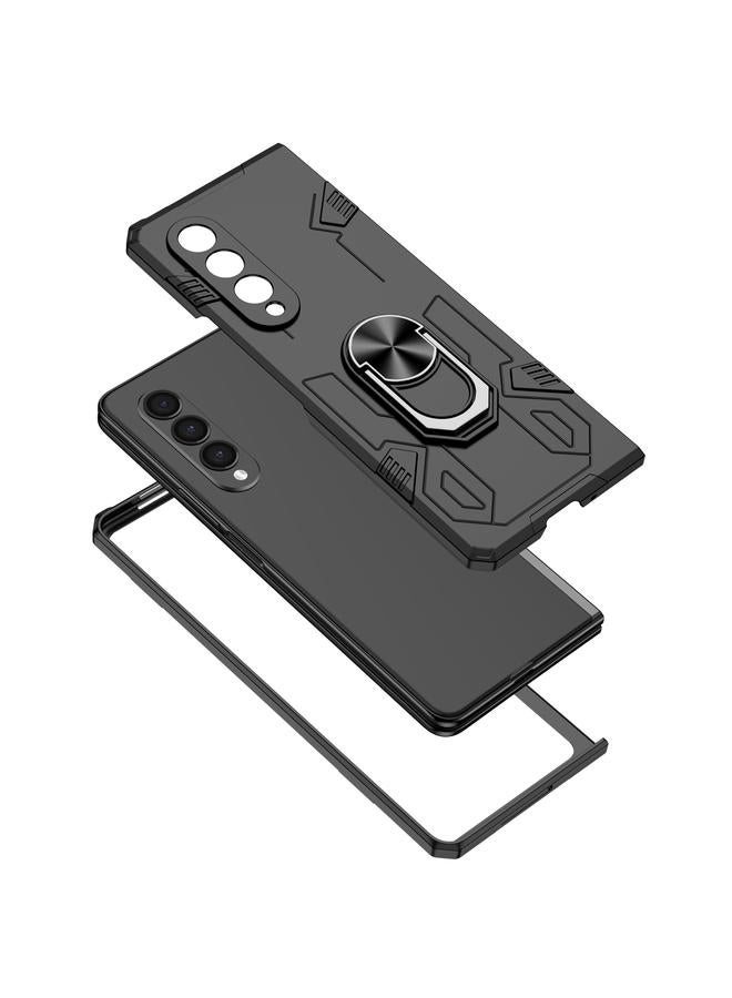 اس-توب جراب لهاتف Samsung Galaxy Z Fold3 5G، جراب هاتف غير لامع مقاوم للصدمات والأشعة فوق البنفسجية - Image 2