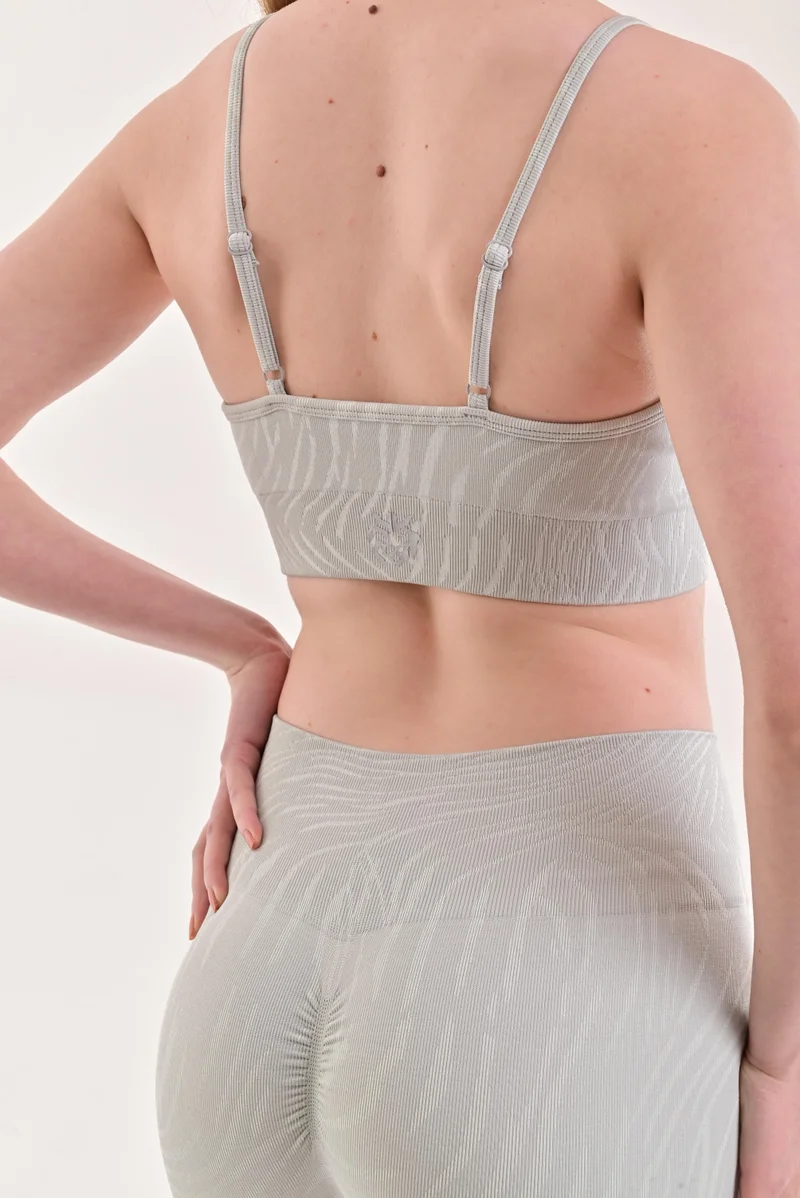 Esso5  Abstract Strappy Sports Bra for Women | Best Price UAE