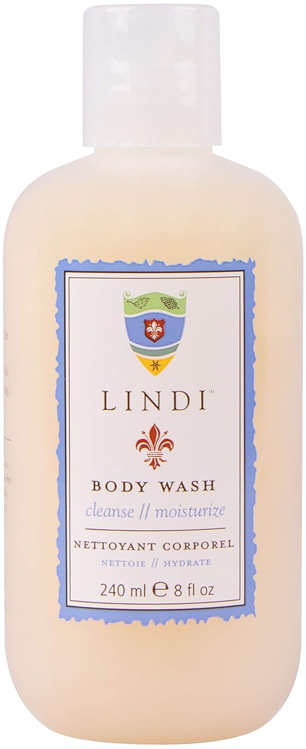Lindi Skin Body Wash for Dry Itchy Sensitive Skin Gentle NonFoaming Formula That Hydrates and Refreshes Your Body and Scalp Relieves Painful Effects of Radiation Burn Chemo Rash 8 fl oz - Image 1