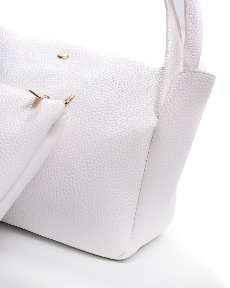 Trendy Leather Mini Bag With Double Handles - Image 2