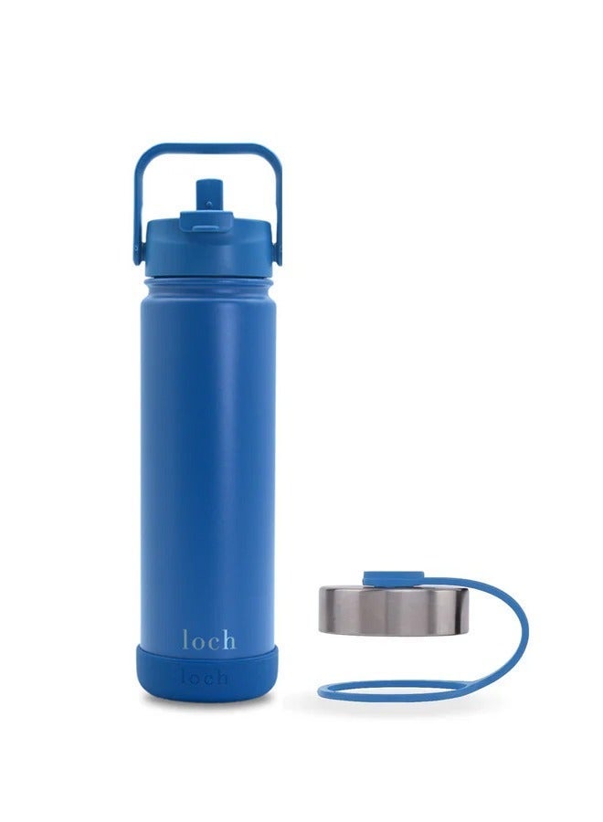 لوك زجاجة ليلية زرقاء أحادية اللون بسعة 650 مل - Image 4