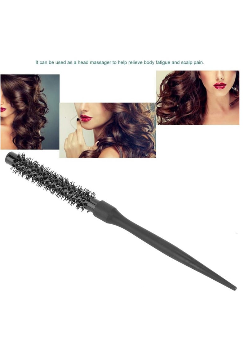 BLACK Wood Hair Dryer Brush, Size 1 with Size 4 Original Salon 2 Pieces - Image 4