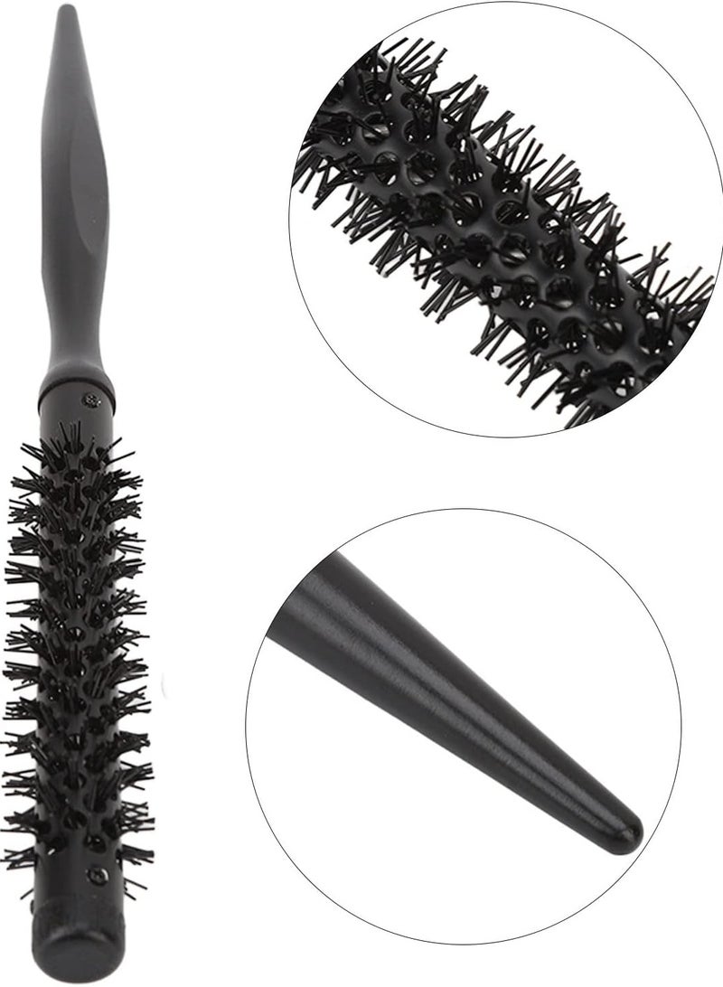 BLACK Wood Hair Dryer Brush, Size 1 with Size 4 Original Salon 2 Pieces - Image 3