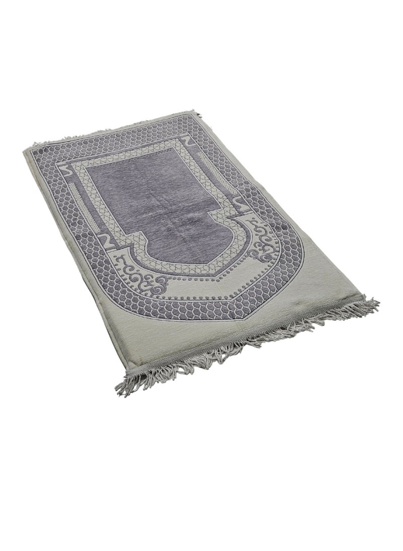 SMART HOME Luxury Padded Prayer Rug, Insulated Inner Padded Prayer Mat 110*70*4cm, Soft Microfiber Fabric and Comfortable Sponge Filling - Image 2
