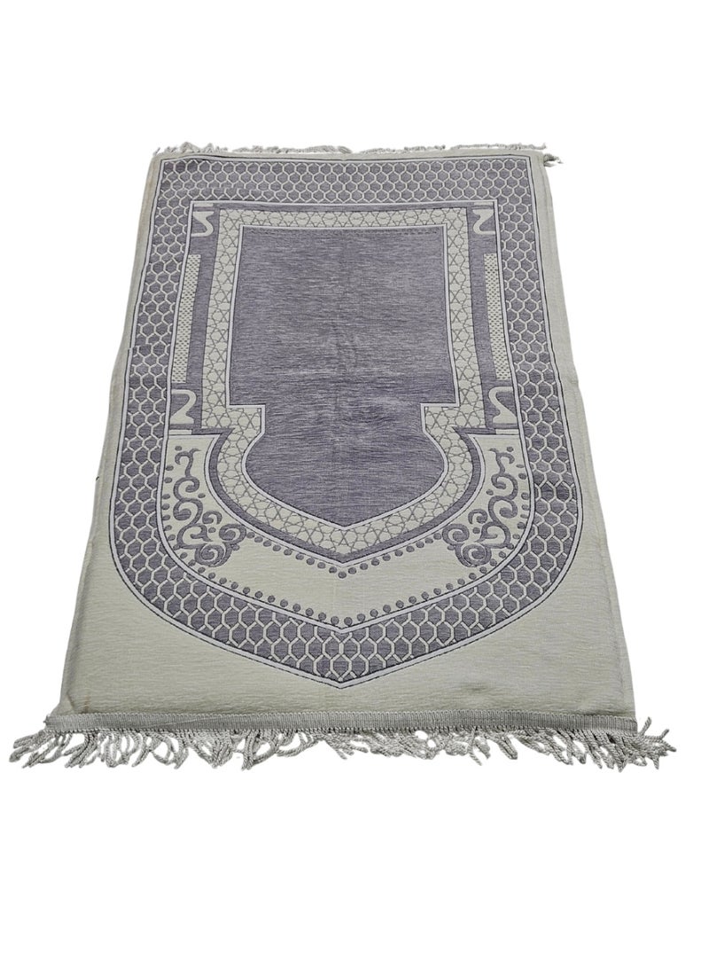 SMART HOME Luxury Padded Prayer Rug, Insulated Inner Padded Prayer Mat 110*70*4cm, Soft Microfiber Fabric and Comfortable Sponge Filling - Image 1