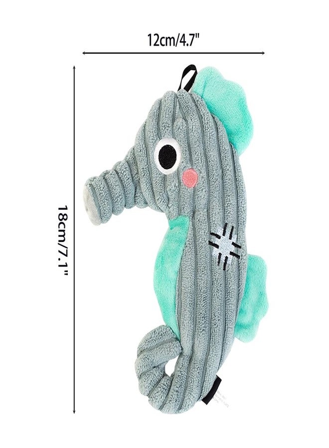 MiOYOOW Squeaky Dog Toy, Tough Plush Puppy Toy Stuffed Dog Chew Toy with Soft Fabric & BB Sound for Small Medium Dog - Image 2