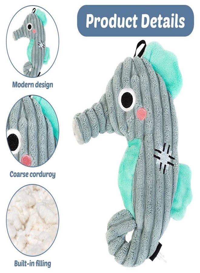 MiOYOOW Squeaky Dog Toy, Tough Plush Puppy Toy Stuffed Dog Chew Toy with Soft Fabric & BB Sound for Small Medium Dog - Image 3