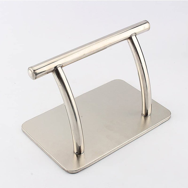 Stainless Steel Footrest: High-Quality Stainless Steel, Durable & Easy To Assemble - Modern Chic Design, Hand-Polished Shining Look Barber Footrest for Beauty & Hair Salon Use - Image 2