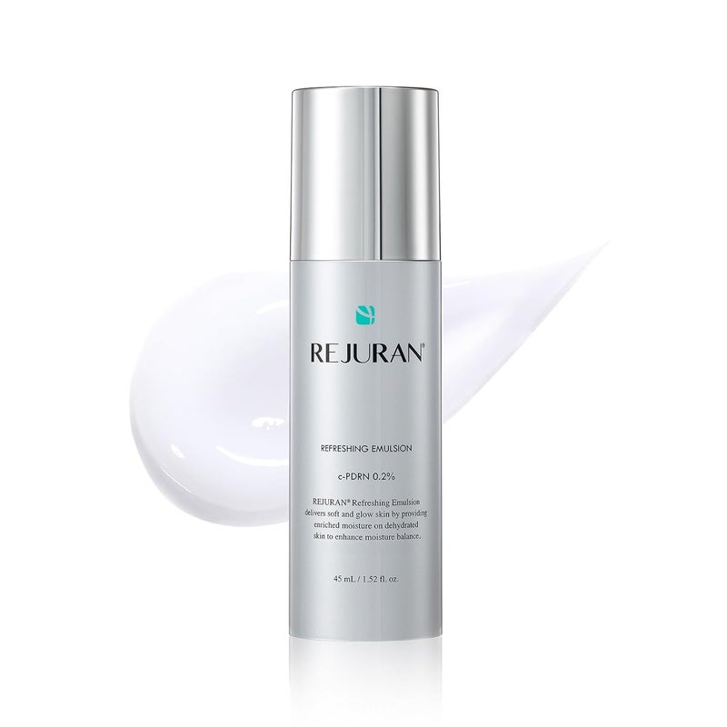 REJURAN® Refreshing Emulsion, c-PDRN® - Deep Hydration, Radiance-Boosting Moisturizer for Firmness, Skin Elasticity, and Optimal Moisture Balance. Korean Skin Care (1.52 fl oz)