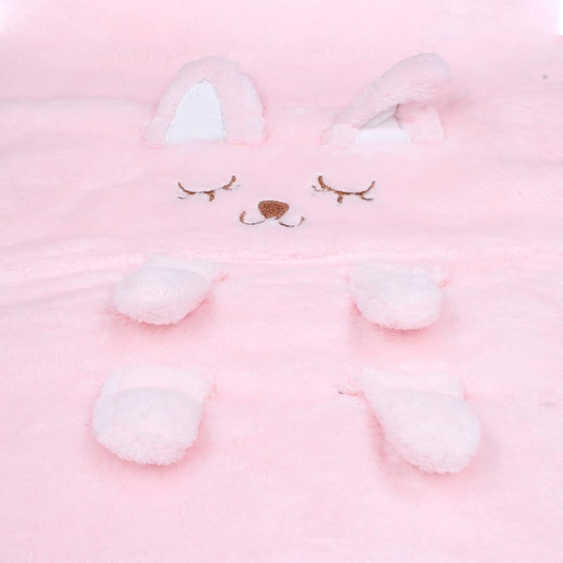 JADES Baby Quilt Ultra Soft Plush Lightweight Super Comfortable Baby Blankets Swaddle for Infant Toddler Pink Cat - Image 3