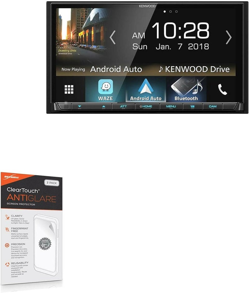 BoxWave Screen Protector Compatible with Kenwood DMX7704S - ClearTouch Anti-Glare (2-Pack), Anti-Fingerprint Matte Film Skin - Image 1