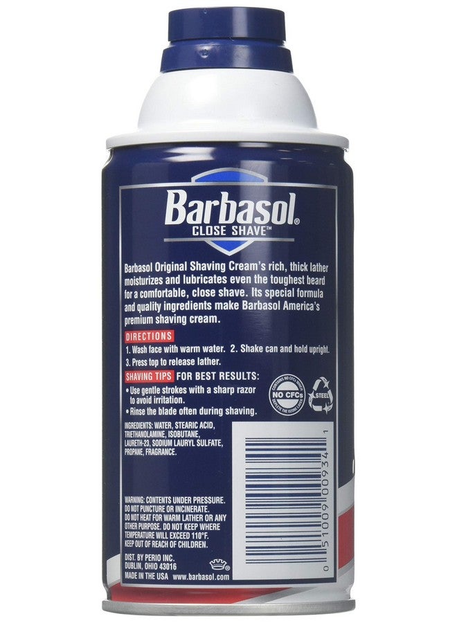 Barbasol Arbasol Beard Buster Shaving Cream Original 10 Oz (Pack Of 6) - Image 3