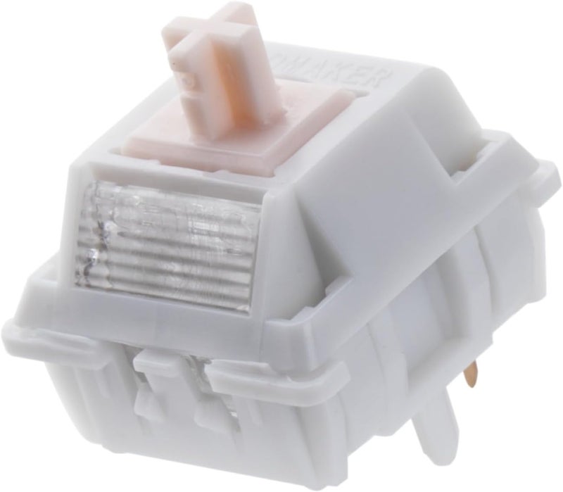 EPOMAKER Cream Marble 47gf Gaming Keyboard Switches, 35 PCS Linear Switch, 5-Pin Pre-Lubed Switch, Creamy Switches, Compatible with MX Keycaps for Mechanical Keyboard - Image 1