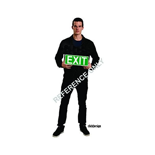 Clickforsign GID-EXIT-1 Glow In the Dark Exit Sign Board - Image 2