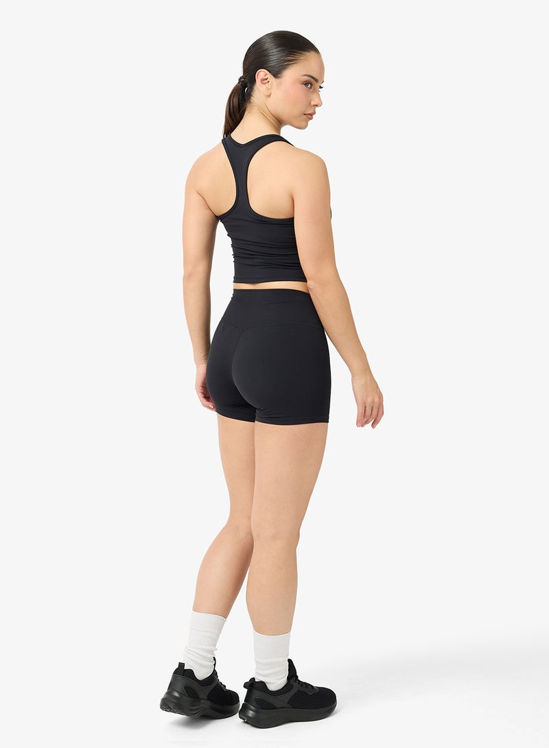 فورورد طقم تانك توب وشورت بياقة مربعة بدون خياطة بلمسة ناعمة - Image 2