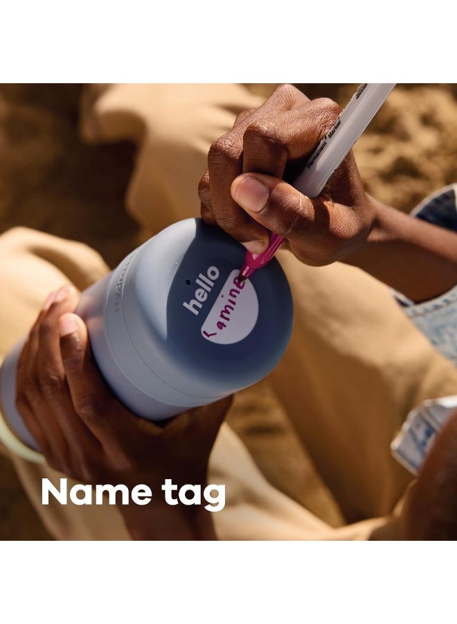 Hydro Flask هيدرو فلاسک 12 أونصة غطاء قشة للأطفال مع قاعدة - لون البحر - Image 5