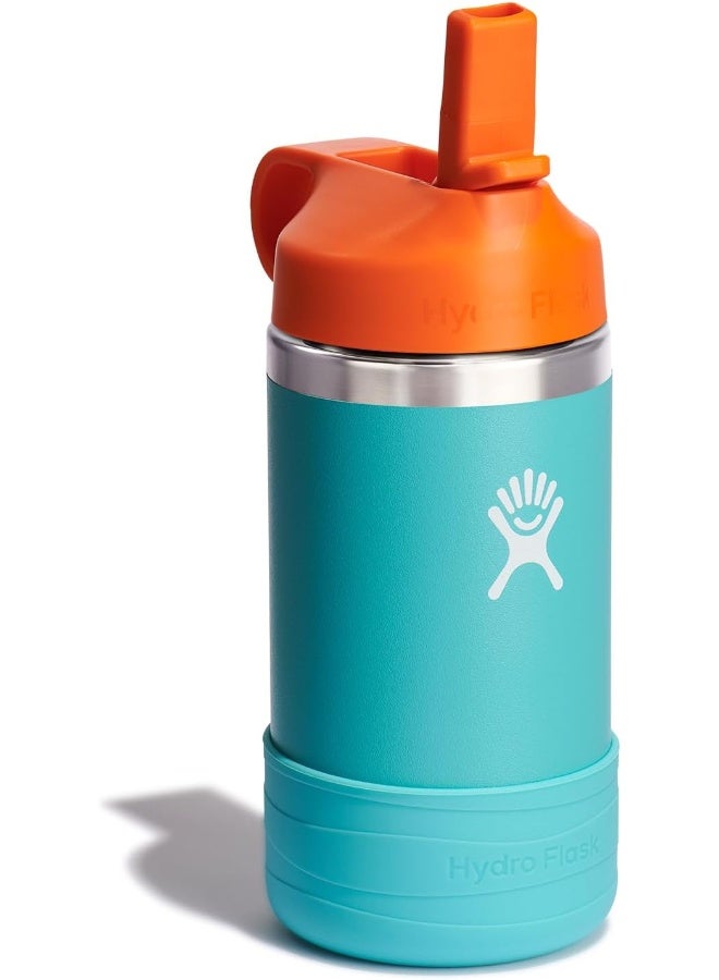 Hydro Flask هيدرو فلاسک 12 أونصة غطاء قشة للأطفال مع قاعدة - لون البحر - Image 2