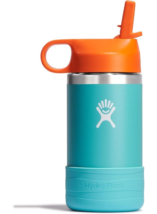 Hydro Flask هيدرو فلاسک 12 أونصة غطاء قشة للأطفال مع قاعدة - لون البحر - Image 1