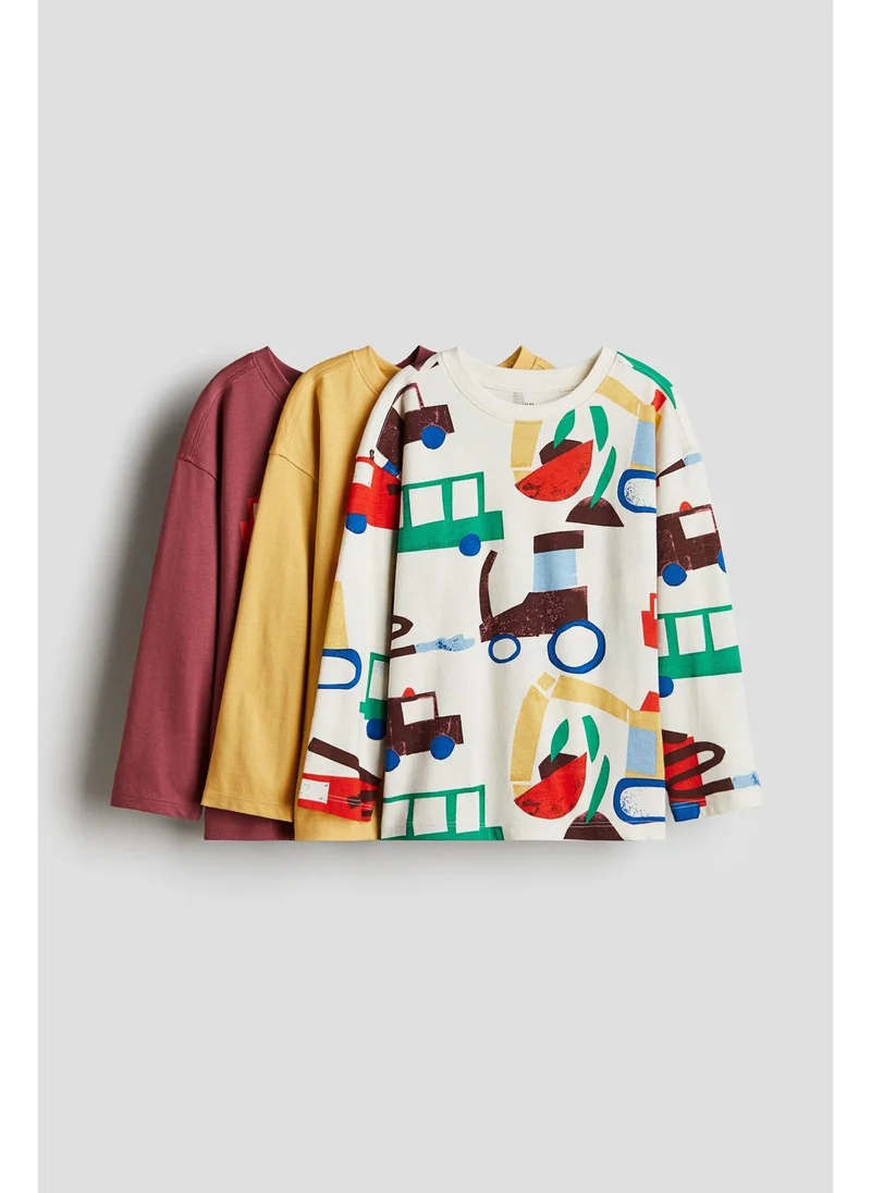 H&M 3-pack cotton tops
