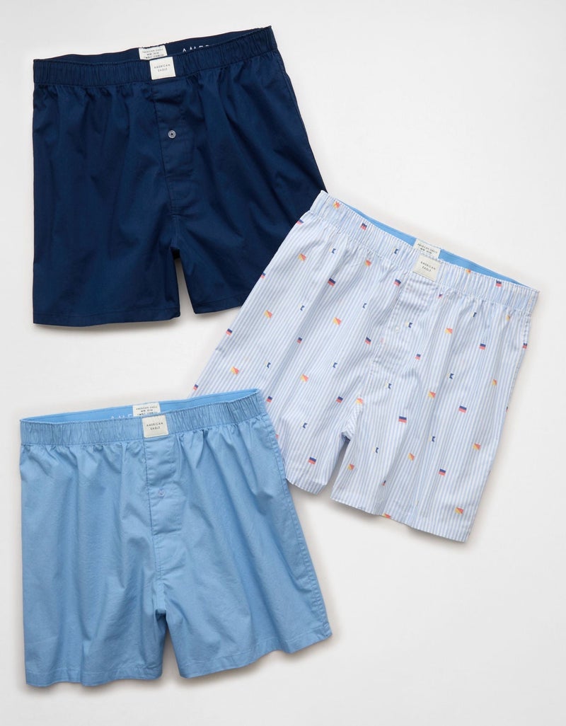 American Eagle AEO Men's Stretch Boxer Short 3-Pack - Image 2