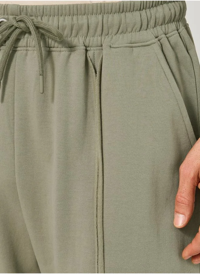 ستايلي Seam Detail Oversized Joggers with Drawstring