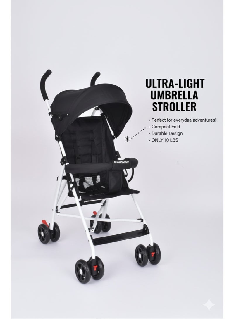 FUN MOMENT Lightweight Travel Stroller with Foldable Umbrella - Image 1