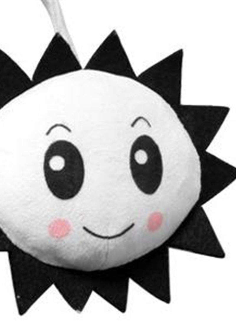 Baby crib hanging around the bed toy baby stroller black and white animal with bell bed bell doll ready for sale  - Image 3